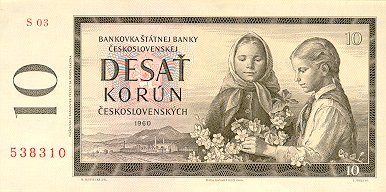 10 korun 1960   front